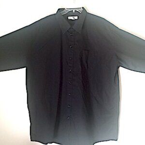 Classic Big and Tall Men's Black Dress Shirt - Size 20 /36-37